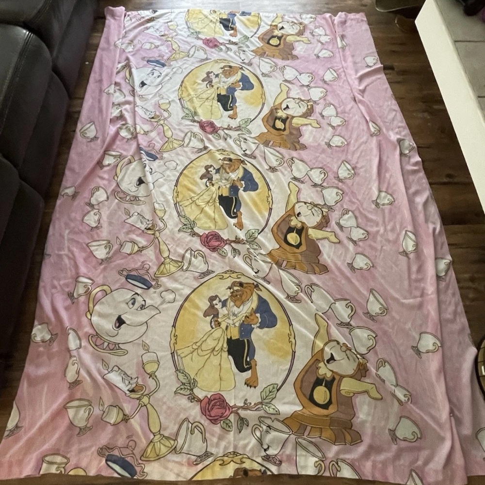 Beauty and The Beast flat sheet